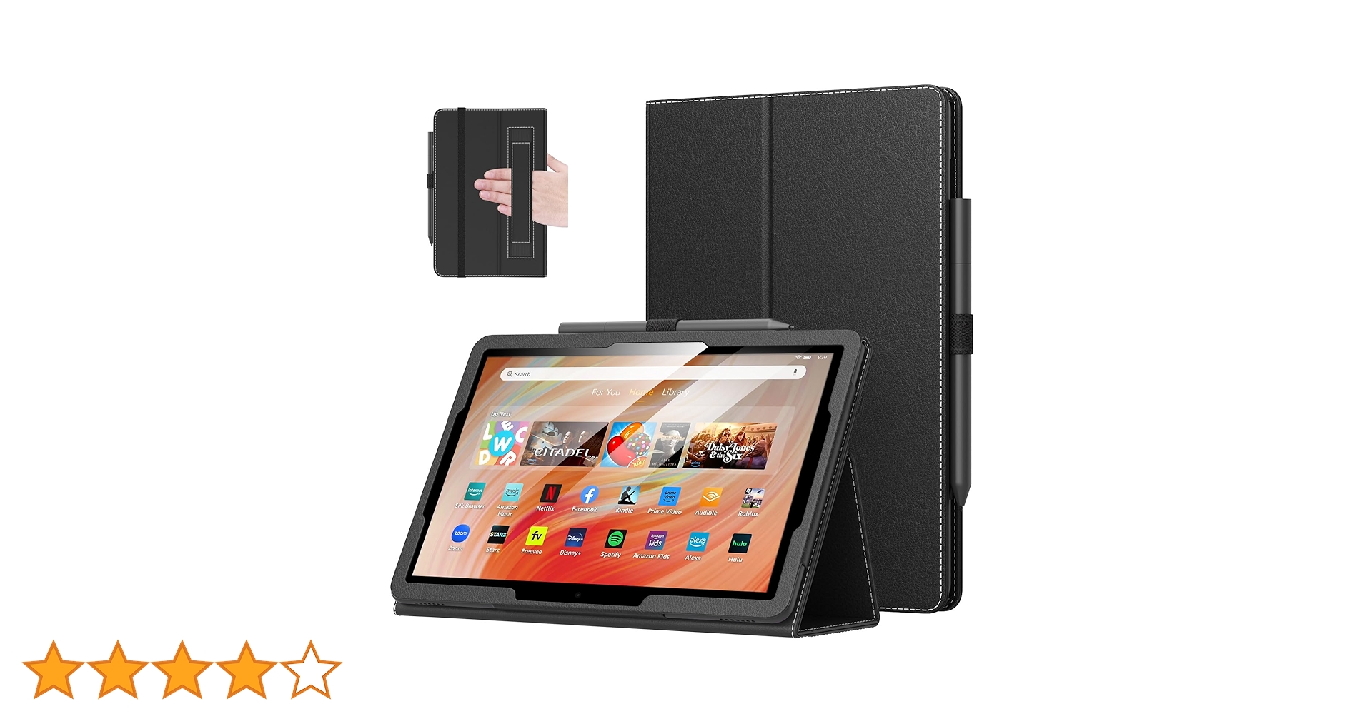 カバーとペン付きAmazon Fire HD 10タブレット ブラック 32GB t0281.jpg